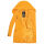 Marikoo Maikoo Damen Mantel mit Kapuze Trenchcoat Jacke B819 Gelb Größe XL - Gr. 42