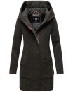 Marikoo Maikoo Damen Mantel mit Kapuze Trenchcoat Jacke...