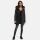 Marikoo Maikoo Damen Mantel mit Kapuze Trenchcoat Jacke B819 Anthrazit Melange Größe M - Gr. 38