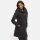 Marikoo Maikoo Damen Mantel mit Kapuze Trenchcoat Jacke B819 Anthrazit Melange Größe M - Gr. 38