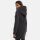 Marikoo Maikoo Damen Mantel mit Kapuze Trenchcoat Jacke B819 Anthrazit Melange Größe M - Gr. 38