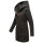 Marikoo Maikoo Damen Mantel mit Kapuze Trenchcoat Jacke B819 Anthrazit Melange Größe L - Gr. 40