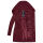 Marikoo Maikoo Damen Mantel mit Kapuze Trenchcoat Jacke B819 Bordeaux Melange Größe M - Gr. 38