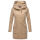 Marikoo Maikoo Damen Mantel mit Kapuze Trenchcoat Jacke B819 Taupe Melange Größe S - Gr. 36
