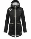 Marikoo Ulissaa Damen Softshell Jacke B875 Schwarz Größe XS - Gr. 34