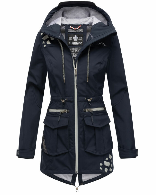 Marikoo Ulissaa Damen Softshell Jacke B875 Navy Größe S - Gr. 36