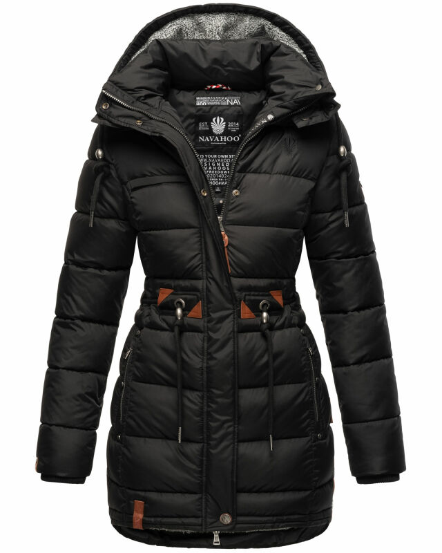 Navahoo Daliee Damen Winter Steppjacke B876 Schwarz Größe S - Gr. 36