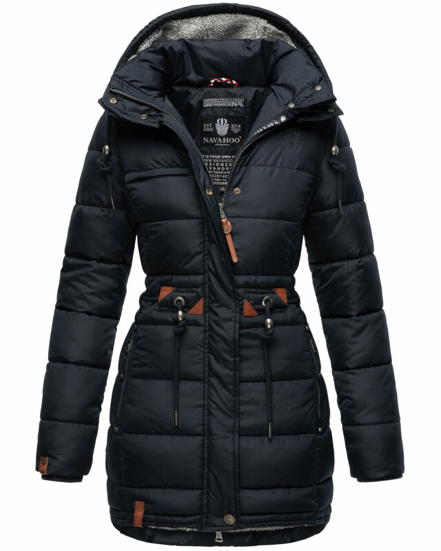 Navahoo Daliee Damen Winter Steppjacke B876 Navy Größe XL - Gr. 42