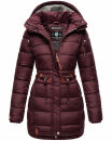 Navahoo Daliee Damen Winter Steppjacke B876 Weinrot...