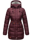 Navahoo Daliee Damen Winter Steppjacke B876 Weinrot Größe S - Gr. 36