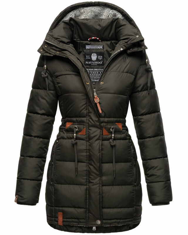 Navahoo Daliee Damen Winter Steppjacke B876 Anthrazit Größe S - Gr. 36