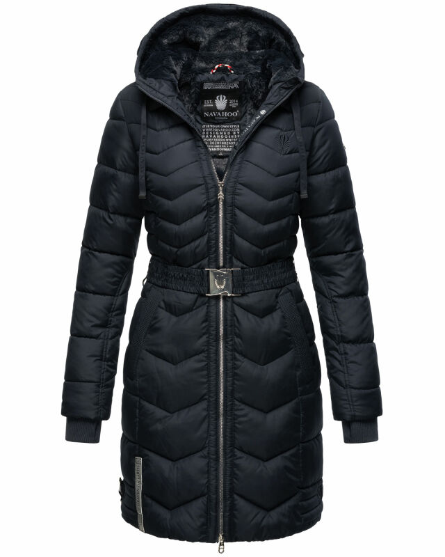 Navahoo Alpenveilchen Damen Winter Steppjacke B877 Navy Größe L - Gr. 40