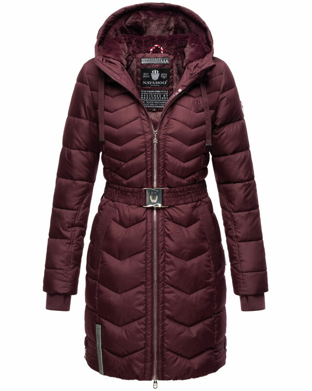 Navahoo Alpenveilchen Damen Winter Steppjacke B877 Weinrot Größe L - Gr. 40