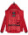 Navahoo Renesmee Damen Winter Steppjacke mit Kapuze B878 Rot-Gr.XS