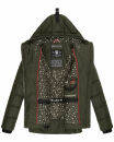 Navahoo Renesmee Damen Winter Steppjacke mit Kapuze B878 Olive-Gr.XS