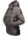Navahoo Renesmee Damen Winter Steppjacke mit Kapuze B878 Dunkelgrau-Gr.XS
