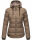 Navahoo Renesmee Damen Winter Steppjacke mit Kapuze B878 Taupe-Gr.S