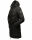Marikoo Chaskaa Damen Kapuze Kunstfell Winter Jacke warm lang gesteppt B879 Schwarz-Gr.L