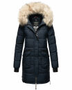 Marikoo Chaskaa Damen Kapuze Kunstfell Winter Jacke warm...