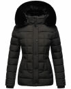 Marikoo Qesraa Damen Winterjacke B884 Schwarz Größe XS - Gr. 34