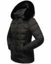 Marikoo Qesraa Damen Winterjacke B884 Schwarz Größe XS - Gr. 34