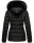 Marikoo Qesraa Damen Winterjacke B884 Schwarz Größe XS - Gr. 34