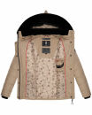 Marikoo Qesraa Damen Winterjacke B884 Taupe Größe XS - Gr. 34