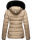 Marikoo Qesraa Damen Winterjacke B884 Taupe Größe XS - Gr. 34