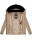 Marikoo Qesraa Damen Winterjacke B884 Taupe Größe XS - Gr. 34