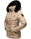 Marikoo Qesraa Damen Winterjacke B884 Taupe Größe S - Gr. 36