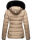 Marikoo Qesraa Damen Winterjacke B884 Taupe Größe S - Gr. 36
