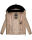 Marikoo Qesraa Damen Winterjacke B884 Taupe Größe S - Gr. 36