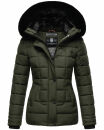 Marikoo Qesraa Damen Winterjacke B884 Olive Größe XS - Gr. 34