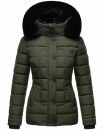 Marikoo Qesraa Damen Winterjacke B884 Olive Größe XS - Gr. 34