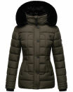 Marikoo Qesraa Damen Winterjacke B884 Anthrazit Größe XS - Gr. 34