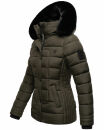 Marikoo Qesraa Damen Winterjacke B884 Anthrazit Größe XS - Gr. 34