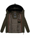 Marikoo Qesraa Damen Winterjacke B884 Anthrazit Größe XS - Gr. 34
