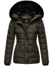 Marikoo Qesraa Damen Winterjacke B884 Anthrazit Größe L - Gr. 40
