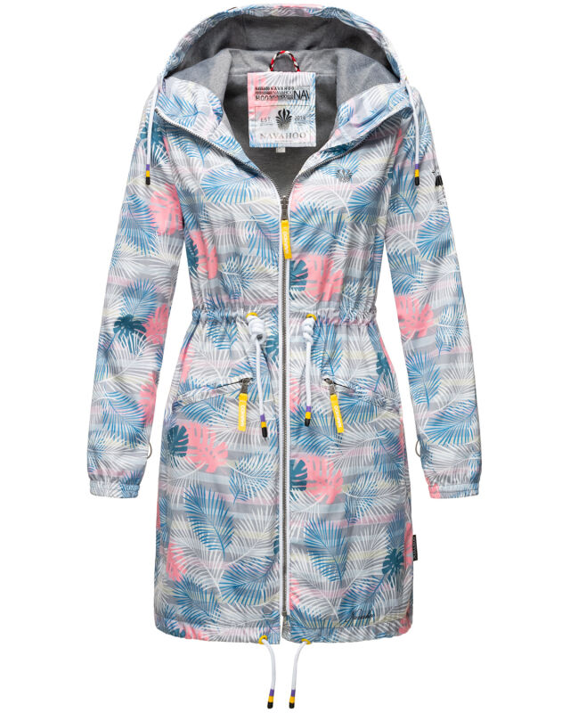 Navahoo Parella Damen 3in1 Regenjacke Regenmantel B874 Grau-Gr.L