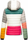 Navahoo Lulana Multikulti Damen Steppjacke color blocking B881 Dark2-Gr.S