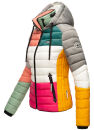 Navahoo Lulana Multikulti Damen Steppjacke color blocking B881 Dark2-Gr.M