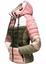Navahoo Lulana Multikulti Damen Steppjacke color blocking B881 Natur-Gr.S