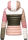 Navahoo Lulana Multikulti Damen Steppjacke color blocking B881 Natur-Gr.M