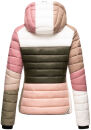 Navahoo Lulana Multikulti Damen Steppjacke color blocking B881 Natur-Gr.L