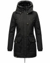 Navahoo Freezestoorm Damen Parka Winterjacke gehfüttert B885 Schwarz-Gr.XS