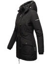 Navahoo Freezestoorm Damen Parka Winterjacke gehfüttert B885 Schwarz-Gr.M