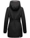 Navahoo Freezestoorm Damen Parka Winterjacke gehfüttert B885 Schwarz-Gr.M