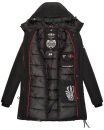 Navahoo Freezestoorm Damen Parka Winterjacke gehfüttert B885 Schwarz-Gr.M