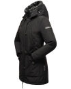 Navahoo Freezestoorm Damen Parka Winterjacke gehfüttert B885 Schwarz-Gr.L