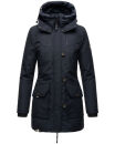Navahoo Freezestoorm Damen Parka Winterjacke gehfüttert B885 Navy-Gr.XXXL